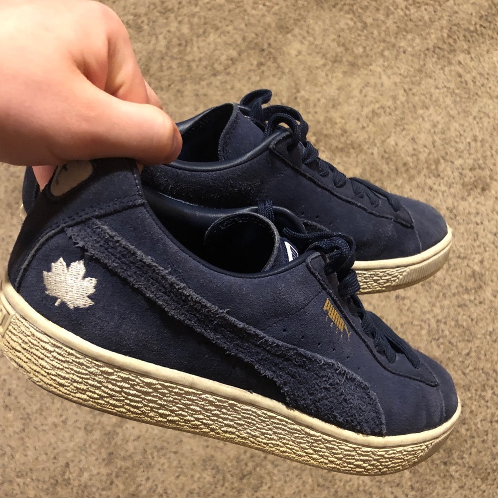 Rare! Puma Suede Classic East West Pack Toronto Canada Shoes Mens US Size 10